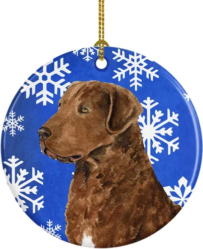 Vista 49 de Caroline's Treasures Cavalier Spaniel - Adorno de cerámica para colgar en el árbol de Navidad, para el hogar, Navidad, fiestas, regalo, 3 pulgadas