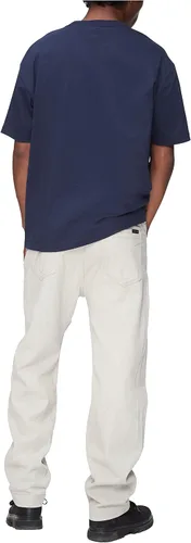 Vista 2 de Calvin Klein Camiseta de cuello redondo con logotipo Ck de ajuste relajado para hombre