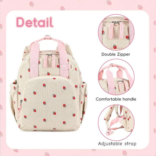 Vista 5 de Bluboon Mochila infantil para niñas y niños de 2 a 4 años, lindas mochilas de 12 pulgadas para preescolar, mochilas para guardería, escuela, viajes