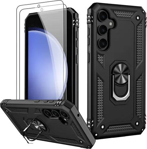 Vista 7 de LUMARKE Funda para Galaxy S8, pasa 16 pies, probada contra caídas con soporte de anillo magnético, compatible con soporte de montaje de automóvil