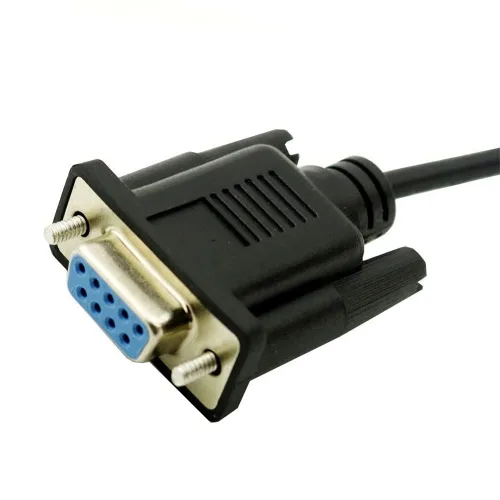Vista 5 de Vanki 1 unids RS232 DB9 hembra a USB 2.0 A hembra adaptador de cable serie convertidor 8 pulgadas 9.8 in