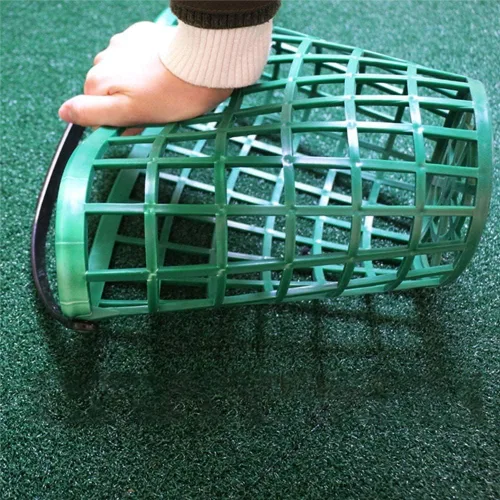 Vista 3 de ZLY Cesta de pelota de golf, contenedor de pelota de golf con mango para pelota que contiene accesorios de estadio