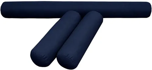 Vista 4 de *Solo funda* Funda de almohada estilo 6 individual XL tamaño 78 x 8 pulgadas con borde de cuchillo AD101