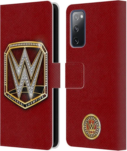 Vista 103 de Head Case Designs Officially Licensed WWE Cruiserweight Champion Title Belts Leather Wallet Case Compatible with Samsung Galaxy A07 4G Campeón