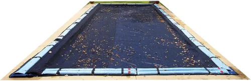 Vista 9 de Blue Wave 12-ft x 20-ft Rectangular Leaf Net In Ground Pool Cover, Black Treated polyethylene netting, 0.15-in drainage holes, reinforced corner