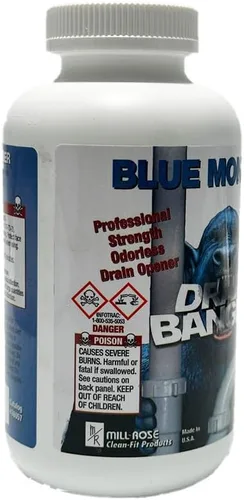 Vista 6 de Blue Monster Drain Banger - Limpiador de drenaje de 2 libras, paquete de 2