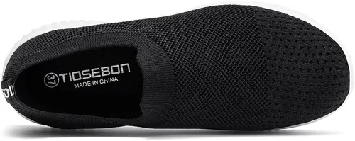 Vista 5 de LANCROP Zapatos de enfermera para mujer, zapatos deportivos para caminar, cómodos, ligeros, zapatos de entrenamiento