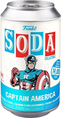 Vista 4 de Funko Refresco de vinilo del Capitán América (Marvel)
