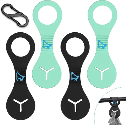 Vista 18 de Soporte para bolsa de excrementos de perro para correa, bolsa de desechos, dispensador de bolsas de excrementos de perro, para caminar, correr