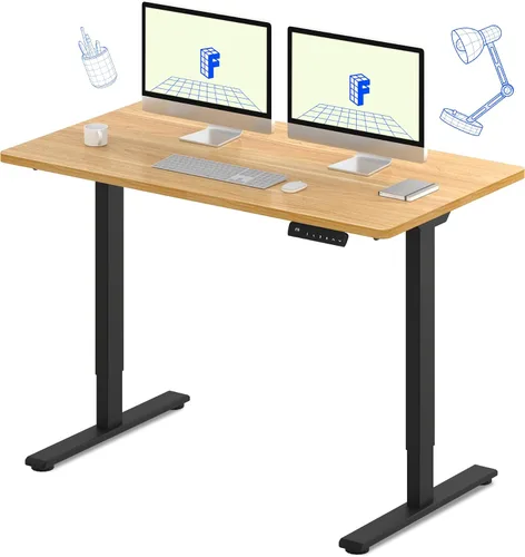 Vista 40 de FLEXISPOT Escritorio eléctrico de pie E3 con motor doble, 48 x 24