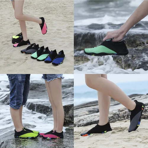Vista 8 de Aqua Water - Calcetines deportivos para hombre y mujer, secado rápido, con parte superior de malla