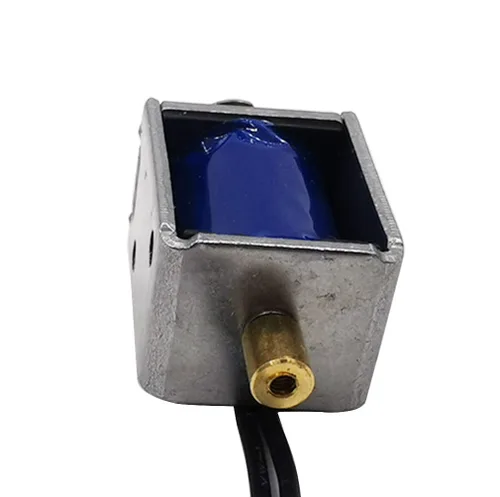 Vista 6 de 2PCS DC 3V 2.8Ω Mini Push Pull Electroimán lineal de 0.197 in Carrera Actuador de marco abierto eléctrico DC imán solenoide
