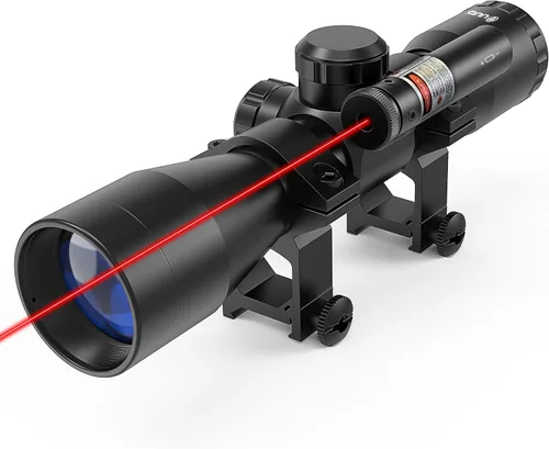 Vista 7 de UUQ Tactical 4X32 Compact .223 .308 Scope Rangefinder Reticle/w 20mm Picatiny or 11mm Dovetail Ring Mounts