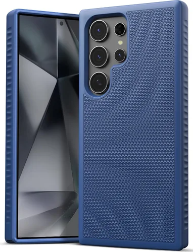 Vista 12 de Funda para Samsung Galaxy S24 Ultra, [probada en caídas de grado militar], delgada, ligera, duradera, resistente, a prueba de golpes, funda Negro
