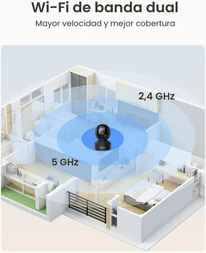 Vista 8 de REOLINK E1 Pro (negro) cámara PT de 3K Wi-Fi para interiores para monitoreo de bebés y mascotas, seguimiento automático, visión nocturna de 5MP