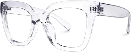 Vista 65 de Zeelool Gafas de luz azul para mujer de moda de tira cuadrada de moda gafas de computadora gafas antifatiga ocular Malcolm JGA000269-22B