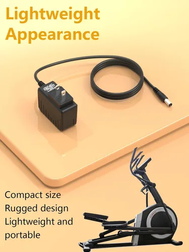 Vista 2 de Adaptador de fuente de alimentación de 9.8 pies, 6 V, 2 A, compatible con ProForm Elliptical, cable de alimentación de repuesto compatible con Smart