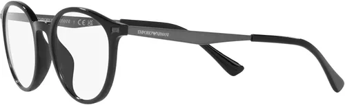 Vista 3 de Emporio Armani Ea3188u - Gafas de sol redondas de ajuste universal para hombre