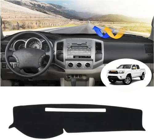 Vista 102 de FIILINES Cubierta para tablero Compatible con Mazda 3 2010-2013 Accesorios Tapete para tablero para Mazda 3 Accesorios Tapete para salpicadero