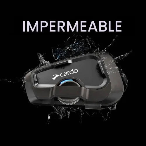Vista 7 de Cardo Systems FREECOM 2X - Intercomunicador de 2 vías con conexión Bluetooth para motocicleta, color negro, paquete individual
