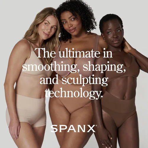 Vista 6 de SPANX sculpt OnCore Short de Cintura Alta a Medio Muslo - Potente Ropa Moldeadora para Mujeres - Compresión Nivel 4 - Control del Core