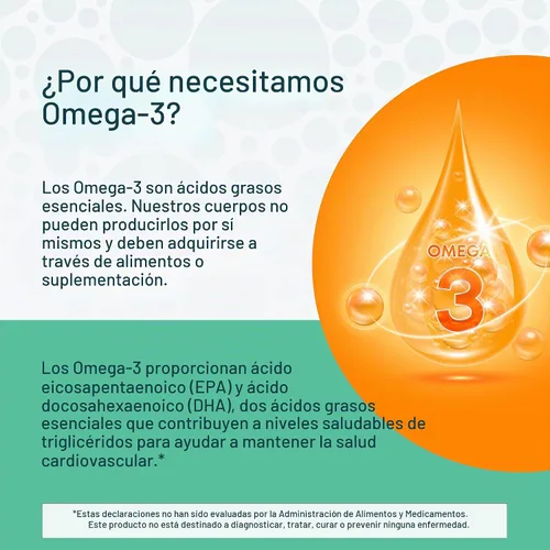 Vista 4 de Youtheory Omega respetuoso con el océano, algas veganas Omega 3, 60