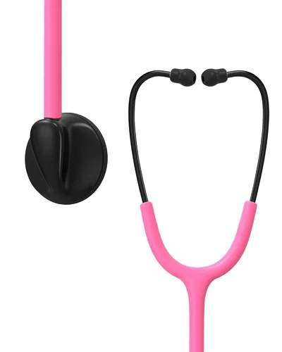 Vista 22 de Estetoscopio de una sola cabeza para médicos/enfermeras/estudiantes de escuela de enfermería, uso médico y doméstico con etiqueta de nombre de Tubo