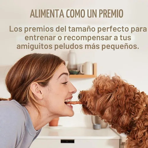 Vista 6 de Full Moon - Golosinas totalmente naturales de grado humano para perros, bocaditos sabrosos de ternera esenciales, 14 onzas