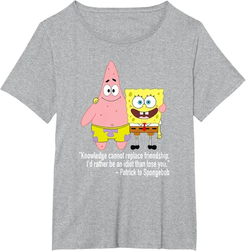 Vista 52 de Mademark x SpongeBob SquarePants - Patrick & SpongeBob - Camiseta de la amistad Asfalto