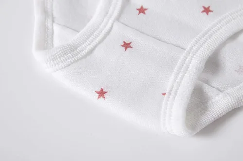 Vista 4 de Cadidi Dinos Ropa interior de algodón suave para bebés y niñas pequeñas