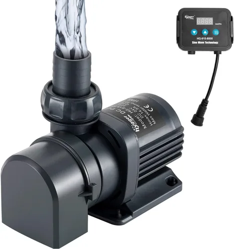 Vista 12 de hygger Bomba de agua sumergible silenciosa de 800 GPH y externa de 24 V, con controlador (configuración del 30% al 100%), potente bomba de retorno