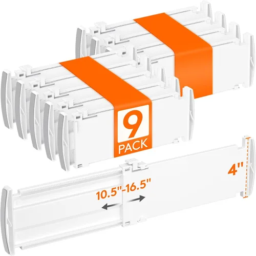 Vista 28 de Lifewit - Paquete de 12 separadores de cajones de 4 pulgadas