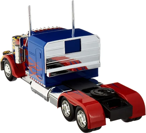Vista 2 de Camión Jada Optimus Prime con Robot en el Chasis de la Película Transformers Serie Hollywood Rides Modelo de Diecast 30446