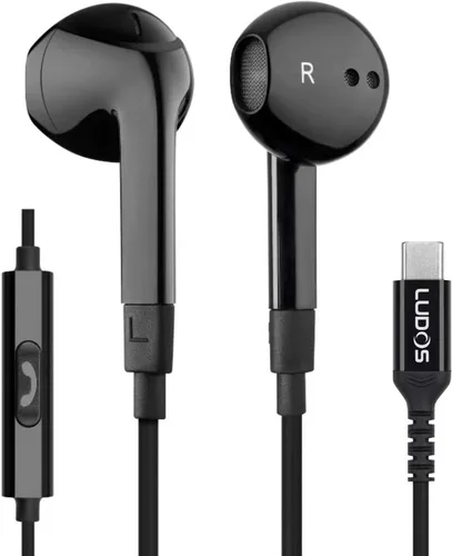 Vista 17 de LUDOS FEROX - Auriculares intraurales con cable, auriculares con micrófono, aislamiento de ruido con cable para auriculares Jack de 0.138 pulgadas