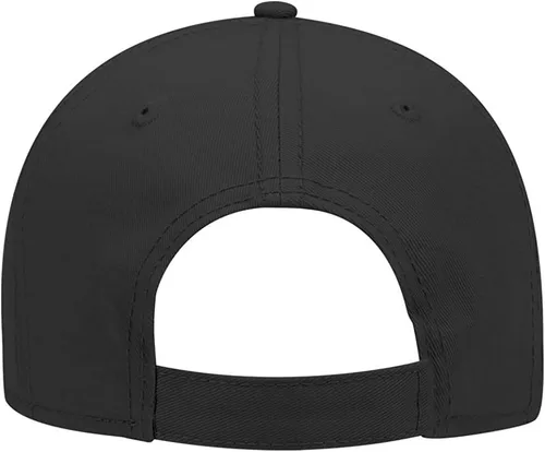 Vista 2 de Ashen Fane Gorra de béisbol básica de sarga de algodón superior de perfil bajo estructurado de 6 paneles