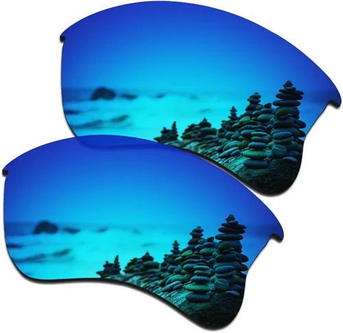 Vista 3 de SmartVLT Juego de 6 lentes de repuesto para hombre Oakley Flak Jacket XLJ OO9009 Sunglass Combo Pack S02