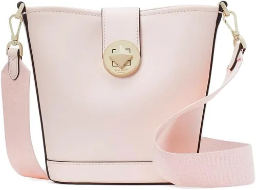 Vista 6 de Kate Spade York Kate Spade - Bolso cruzado para mujer Audrey, mini cubo, rosa claro