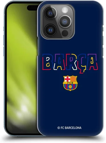 Vista 10 de Head Case Designs Funda rígida con licencia oficial del FC Barcelona Barca Crest Graphics compatible con Apple iPhone 14 Pro Escudo del Barca