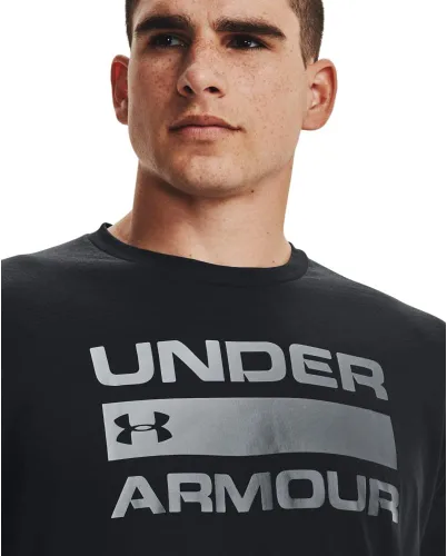 Vista 4 de Under Armour - Camiseta de manga corta Team Issue Wordmark para hombre