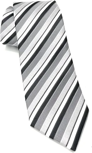 Vista 93 de Scott Allan - Corbatas de rayas para hombre - Corbata tejida para hombre