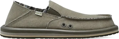 Vista 2 de Sanuk Mocasines Donny Hemp para hombre Zapatos para hombre Zapatos sin cordones para hombre Mocasines para hombre Plantilla de espuma
