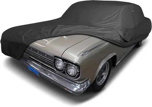 Vista 23 de iCarCover Funda de automóvil personalizada de alta calidad para AMC Ambassador 1965-1973, resistente, impermeable, para todo tipo de clima, lluvia