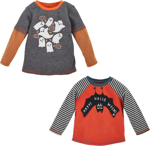 Vista 2 de Mud Pie Camiseta fantasma de Halloween para bebé niño
