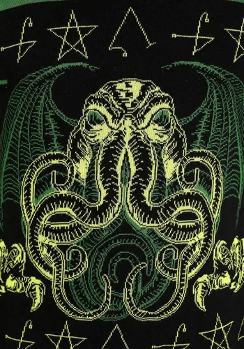 Vista 6 de Fun Costumes Rage of Cthulhu - Suéter de Halloween para adultos