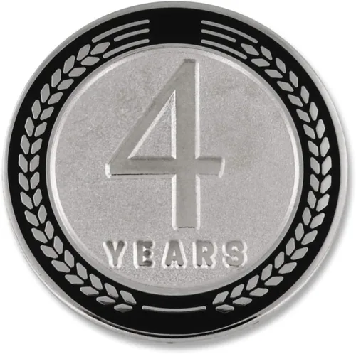 Vista 5 de PinMart Years of Service Award Employee Recognition Gift Pin de solapa - Negro