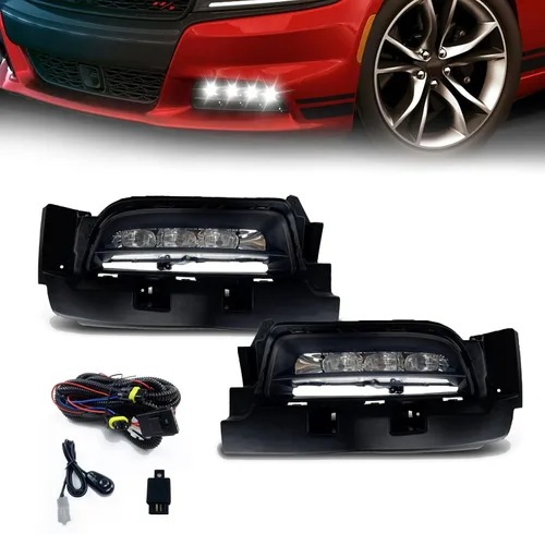 Vista 60 de Luces antiniebla de conducción compatibles con lámparas de parachoques delantero Honda CRV 2007 2008 2009 con bombillas halógenas H11 de 12 V 55 W