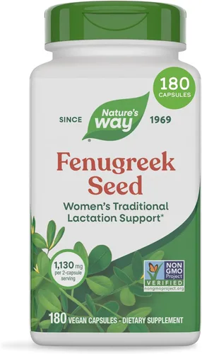 Vista 9 de Semillas de fenogreco Nature's Way, 610 mg, 12800, 100, 1, 1