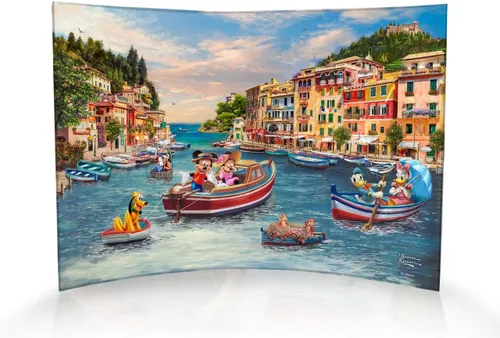 Vista 15 de Disney Brave - Thomas Kinkade Studios - Impresión fotográfica acrílica curvada de 10 x 7 pulgadas - Decoración independiente - Coleccionable