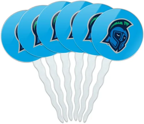 Vista 73 de Abilene Christian - Juego de 6 palillos para cupcakes con logotipo secundario