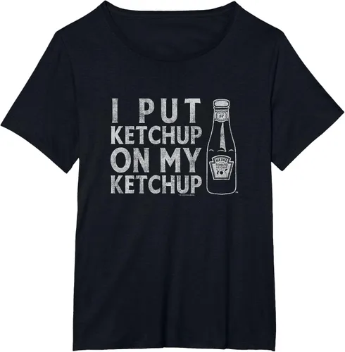 Vista 9 de Heinz Tomato Ketchup I Put Ketchup On My Ketchup - Camiseta envejecida, Negro